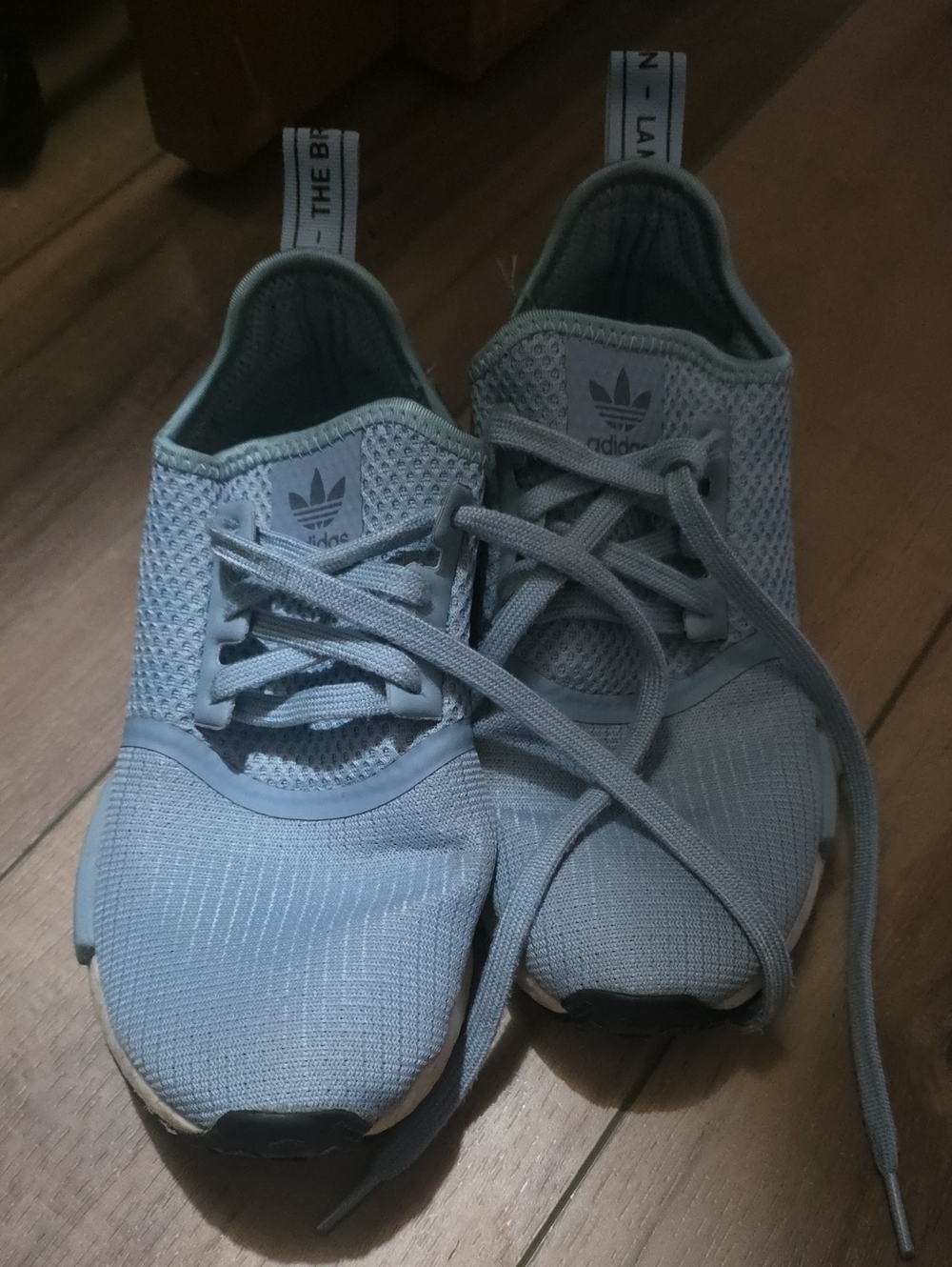 adidas Light Blue Women's Athletic Mesh Sneakers
